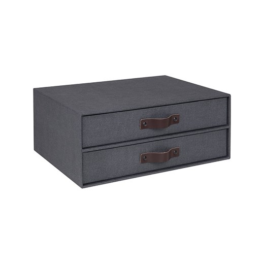 BigsoBox Pudełko &quot;Birger&quot; w kolorze ciemnoszarym z szufladami - A4 ze sklepu Limango Polska w kategorii Akcesoria biurowe - zdjęcie 173906960