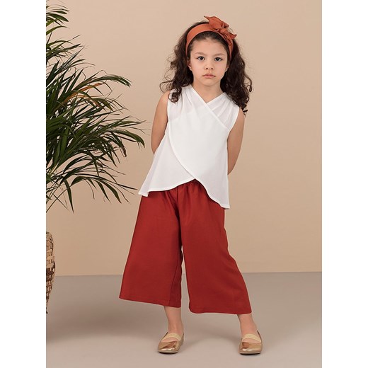 Denokids 2-częściowy zestaw w kolorze pomarańczowo-kremowym ze sklepu Limango Polska w kategorii Bluzki dziewczęce - zdjęcie 173907784