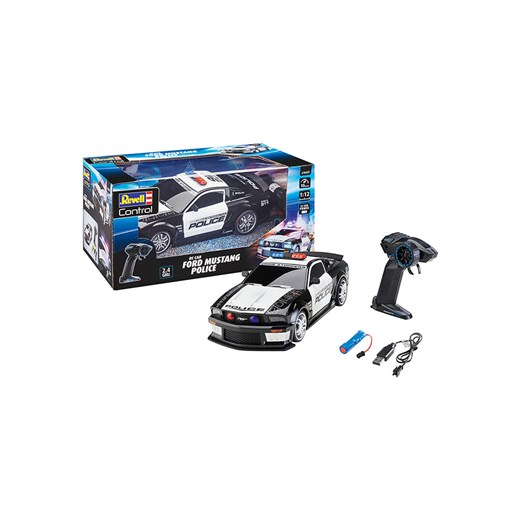 Revell Samochód zdalnie sterowany &quot;RC Car Ford Mustang Police&quot; - 8+ ze sklepu Limango Polska w kategorii Zabawki - zdjęcie 173908222