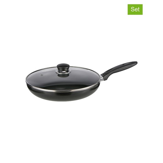 Chefware 2-częściowy zestaw w kolorze czarnym - Ø 28 cm ze sklepu Limango Polska w kategorii Garnki - zdjęcie 173908452