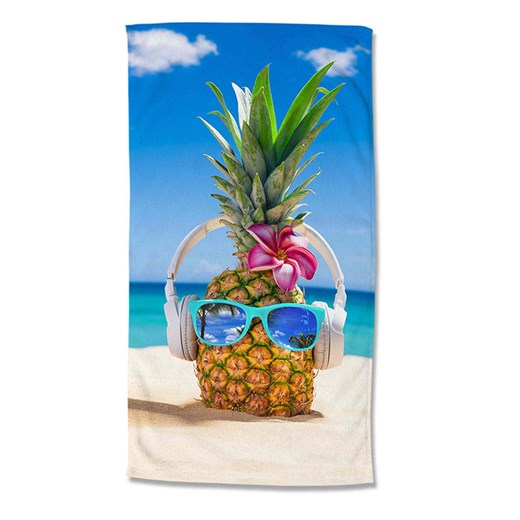 Good Morning Ręcznik plażowy &quot;Pineapple&quot; ze wzorem ze sklepu Limango Polska w kategorii Ręczniki - zdjęcie 173908663