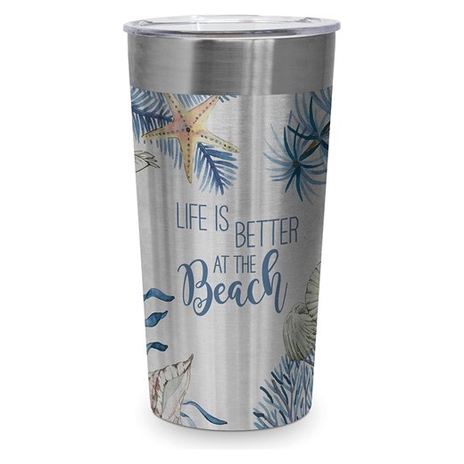 ppd Kubek termiczny &quot;Life is better&quot; - 400 ml ze sklepu Limango Polska w kategorii Kubki termiczne - zdjęcie 173909314