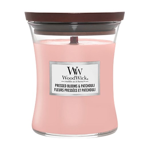 WoodWick Świeca zapachowa &quot;Pressed Blooms &amp; Patchouli&quot; - 275 g ze sklepu Limango Polska w kategorii Świece i dyfuzory - zdjęcie 173909480