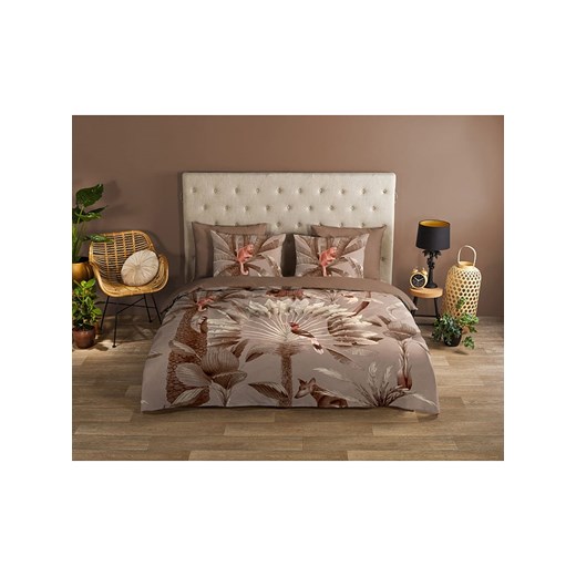 Good Morning Komplet pościeli &quot;Fuji&quot; w kolorze jasnobrązowym Good Morning 155x220 cm wyprzedaż Limango Polska