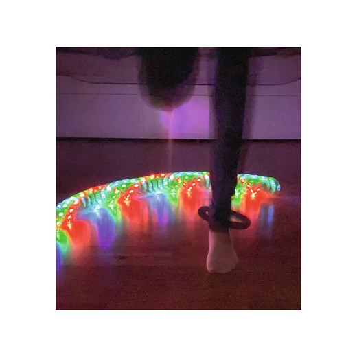 moses. Kółko w kolorze fioletowo-zielonym do skakania - 16 x 59 x 9 cm Moses. onesize promocja Limango Polska