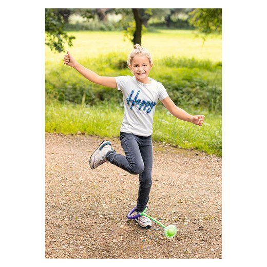 moses. Kółko w kolorze fioletowo-zielonym do skakania - 16 x 59 x 9 cm Moses. onesize wyprzedaż Limango Polska