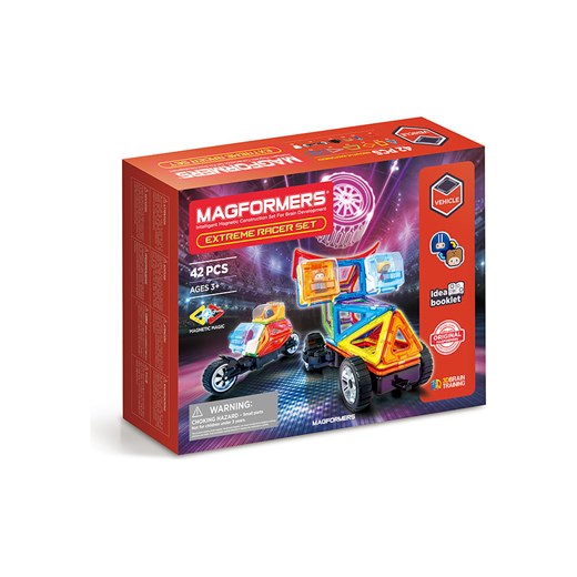MAGFORMERS 42-częściowy zestaw magnetyczny &quot;Extreme Racer&quot; - 3+ ze sklepu Limango Polska w kategorii Zabawki - zdjęcie 173911080