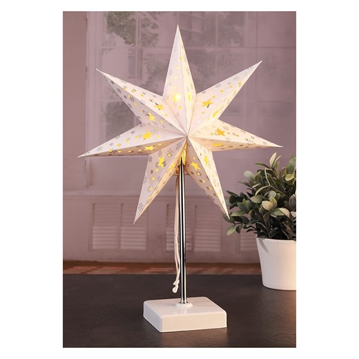 Profiline Dekoracyjna lampa LED &quot;Shining Paper Star&quot; w kolorze ciepłej bieli - 35 x 35 cm ze sklepu Limango Polska w kategorii Oświetlenie - zdjęcie 173912113