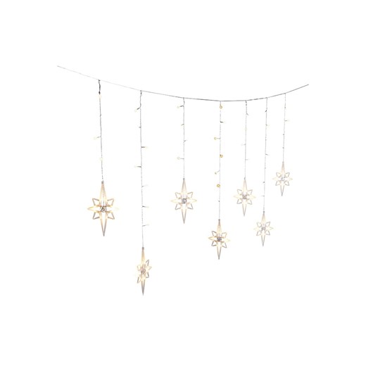 Profiline Zasłona świetlna LED &quot;Star&quot; w kolorze ciepłej bieli - 135 x 95 cm ze sklepu Limango Polska w kategorii Oświetlenie led - zdjęcie 173912122