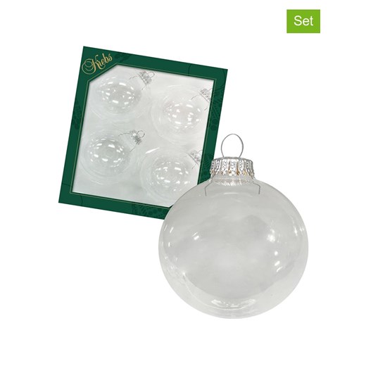 Krebs Glas Lauscha Bombki (4 szt.) ze sklepu Limango Polska w kategorii Dekoracje bożonarodzeniowe - zdjęcie 173913814