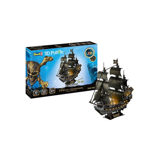Revell 293-częściowe puzzle 3D "Black Pearl LED Edition" - 12+ - id: 13347544 - marki Revell - 173913881 Revell 293-częściowe puzzle 3D "Black Pearl LED Edition" - 12+ ze sklepu Limango Polska w kategorii Puzzle - zdjęcie 173913881