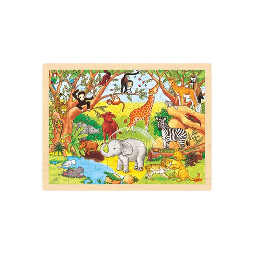 Goki 48-częściowe puzzle "Afrika" - 3+ ze sklepu Limango Polska w kategorii Zabawki - zdjęcie 173914094