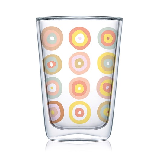 ppd Szklanka &quot;Bubbles&quot; ze wzorem do latte macchiato - 400 ml ze sklepu Limango Polska w kategorii Etui - zdjęcie 173914360