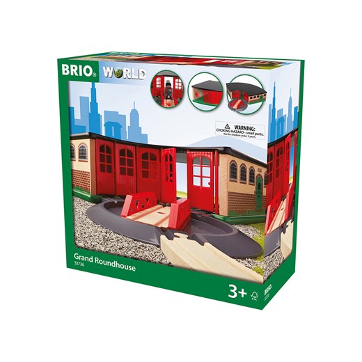 Brio Zajezdnia do lokomotyw - 3+ ze sklepu Limango Polska w kategorii Zabawki - zdjęcie 173914751