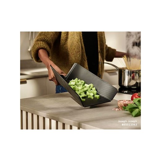 JosephJoseph Składana deska w kolorze czarnym do krojenia - 26 x 47 cm Josephjoseph onesize Limango Polska okazja