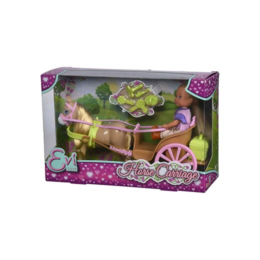 Evi LOVE Lalka &quot;Evi Horse Carriage&quot; z akcesoriami - 3+ ze sklepu Limango Polska w kategorii Zabawki - zdjęcie 173917123