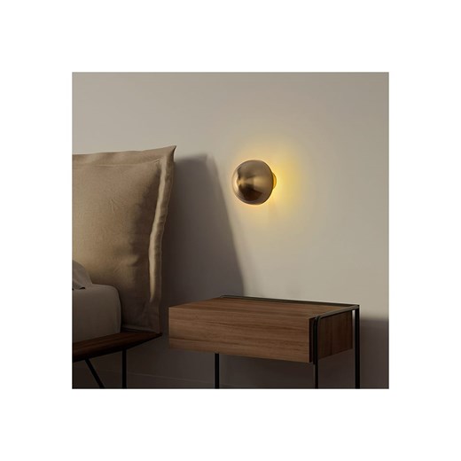 Opviq Lampa ścienna w kolorze złotym - 16 x 16 cm ze sklepu Limango Polska w kategorii Oświetlenie - zdjęcie 173917610