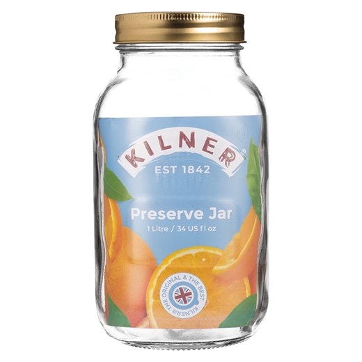 Kilner Słoiki (2 szt.) na przetwory - 1 l Kilner onesize Limango Polska wyprzedaż