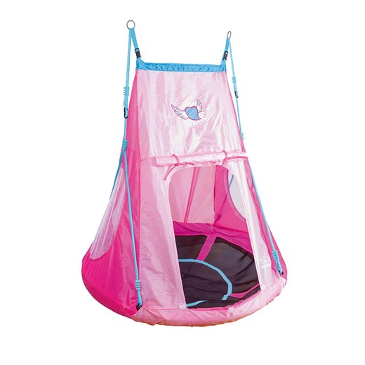 Hudora Huśtawka w kolorze różowym - Ø 110 cm - 3+ Hudora onesize promocja Limango Polska