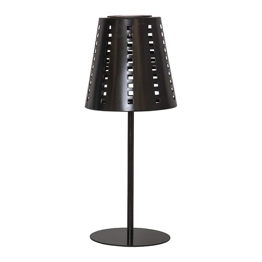 STAR Trading Solarna lampa stołowa LED &quot;Sola&quot; w kolorze czarnym - wys. 35 x Ø 15 cm ze sklepu Limango Polska w kategorii Oświetlenie ogrodowe - zdjęcie 173919352