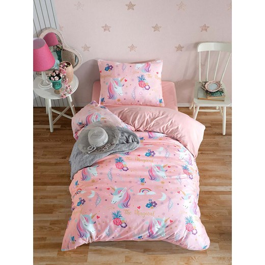 Colorful Cotton Komplet pościeli "Magical" w kolorze jasnoróżowym Colorful Cotton 140x200 cm wyprzedaż Limango Polska
