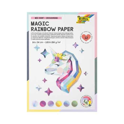 Folia Kolorowy papier (12 szt.) - 34 x 24 cm Folia onesize okazja Limango Polska