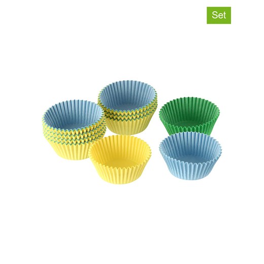 Dr. Oetker Foremki (300 szt.) w kolorze niebieskim, żółtym i zielonym do muffinek ze sklepu Limango Polska w kategorii Akcesoria do pieczenia - zdjęcie 173920752