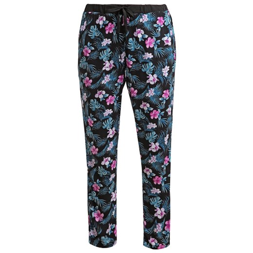 TWINTIP Spodnie materiałowe black/pink zalando  abstrakcyjne wzory