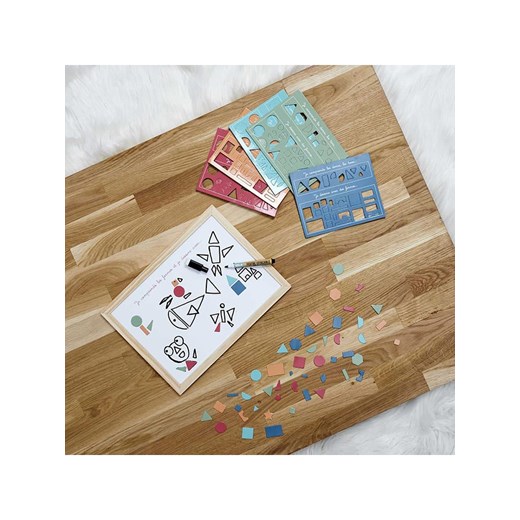 The Home Deco Kids Pudełko do nauki &quot;Montessori - Formes&quot; - 6+ The Home Deco Kids onesize wyprzedaż Limango Polska