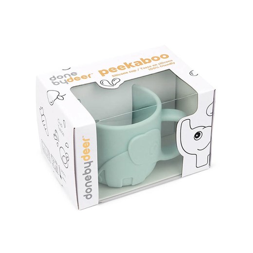 done by deer Kubek &quot;Elphee&quot; w kolorze błękitnym - 165 ml Done By Deer onesize okazyjna cena Limango Polska