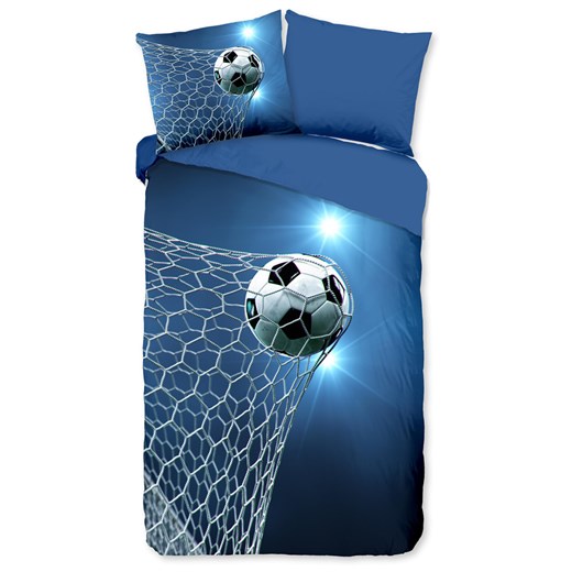 Pure Komplet pościeli &quot;Fans&quot; w kolorze niebieskim z mikrofibry ze sklepu Limango Polska w kategorii Pościel dziecięca - zdjęcie 173923231