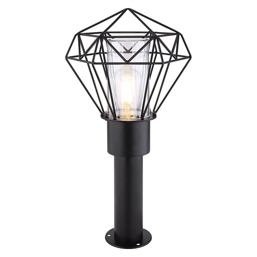 Globo lighting Lampa zewnętrzna &quot;Horace&quot; w kolorze czarnym - wys. 50 x Ø 25,5 cm ze sklepu Limango Polska w kategorii Oświetlenie ogrodowe - zdjęcie 173923941