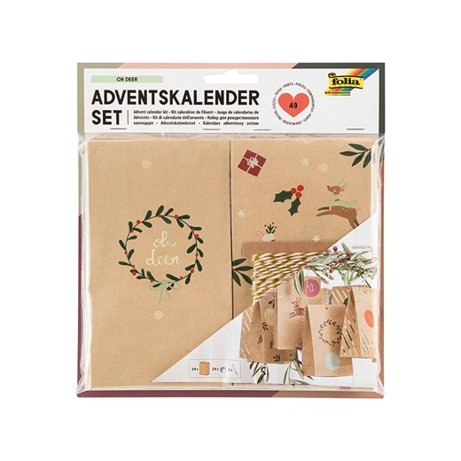 Folia 49-częściowy zestaw "Oh Deer" w kolorze beżowym Folia onesize Limango Polska wyprzedaż