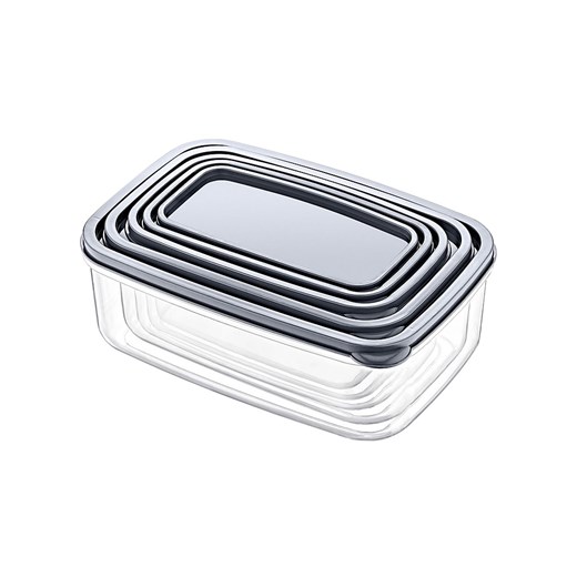 Violeta Home Pojemniki (10 szt.) w kolorze szarym Violeta Home onesize okazyjna cena Limango Polska