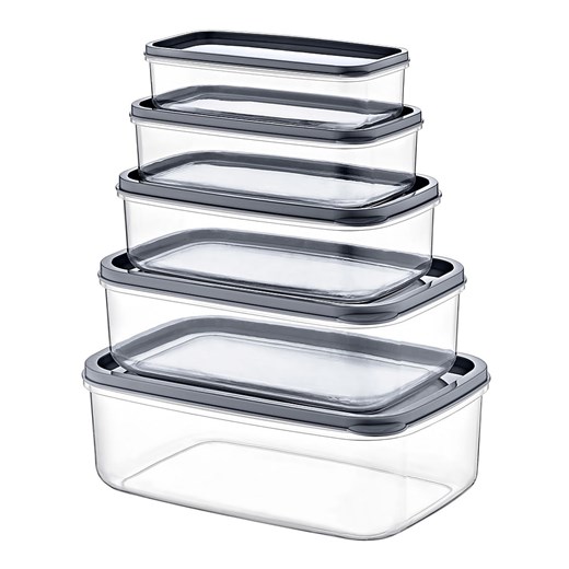 Violeta Home Pojemniki (10 szt.) w kolorze szarym Violeta Home onesize okazyjna cena Limango Polska