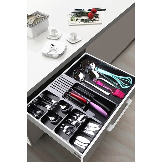 Violeta Home Organizer w kolorze szarym na sztućce - 50 x 40 cm ze sklepu Limango Polska w kategorii Sztućce - zdjęcie 173924454