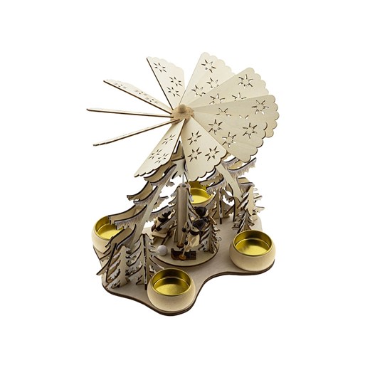 Profiline Piramida świąteczna w kolorze jasnobrązowym - 22 x 20 x 19 cm ze sklepu Limango Polska w kategorii Dekoracje bożonarodzeniowe - zdjęcie 173924642