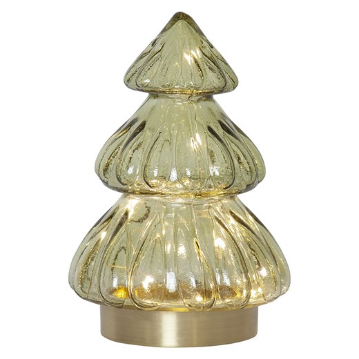 STAR Trading Figurka dekoracyjna LED &quot;Abete&quot; w kolorze zielonym - wys. 18 cm ze sklepu Limango Polska w kategorii Dekoracje - zdjęcie 173924794