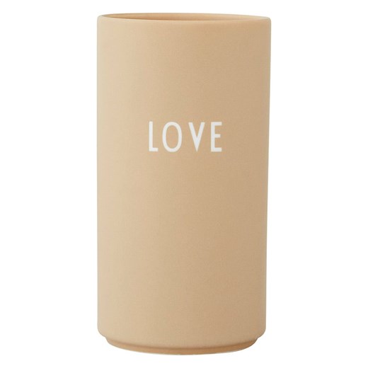 Design Letters Wazon &quot;Love&quot; w kolorze beżowym - wys. 15 x Ø 8 cm Design Letters onesize okazja Limango Polska