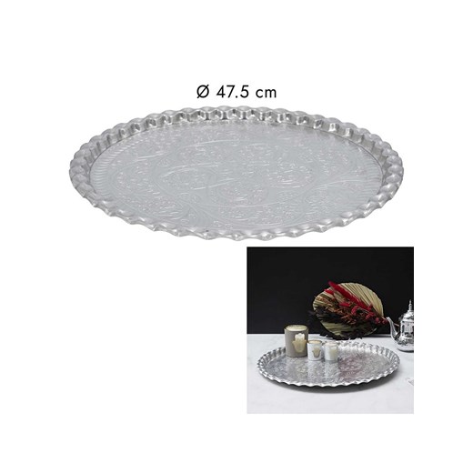 Make a Wish Taca w kolorze srebrnym - Ø 47,5 cm Make A Wish onesize okazja Limango Polska