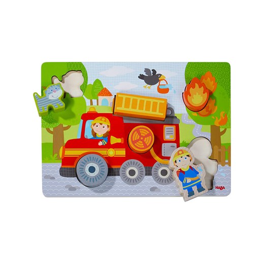 Haba 5-częściowe drewniane puzzle - 12 m+ Haba onesize okazja Limango Polska