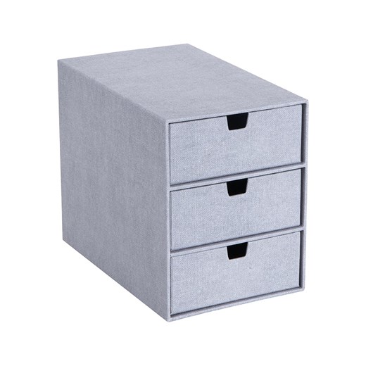 BigsoBox Pudełko &quot;Ingid&quot; w kolorze jasnoszarym z szufladami - 16 x 20,5 x 25 cm ze sklepu Limango Polska w kategorii Akcesoria biurowe - zdjęcie 173926414
