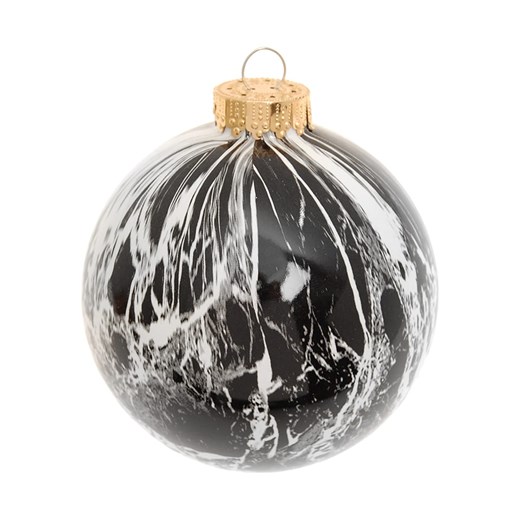 Krebs Glas Lauscha Bombka w kolorze czarnym - Ø 10 cm ze sklepu Limango Polska w kategorii Dekoracje bożonarodzeniowe - zdjęcie 173926810