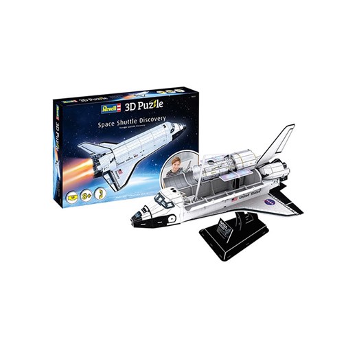 Revell 126-częściowe puzzle 3D "Space Shuttle Discovery" - 8+ - id: 14867375 - marki Revell - 173926982 Revell 126-częściowe puzzle 3D "Space Shuttle Discovery" - 8+ ze sklepu Limango Polska w kategorii Puzzle - zdjęcie 173926982