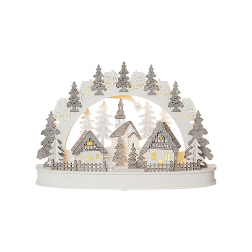 STAR Trading Dekoracja LED w kolorze białym - 46 x 27 x 12 cm ze sklepu Limango Polska w kategorii Oświetlenie led - zdjęcie 173927522