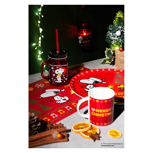 Trendy Kitchen by EXCÉLSA Podkładka stołowa &quot;Peanuts Xmas&quot; - 43,5 x 28,5 cm ze sklepu Limango Polska w kategorii Podkładki na stół - zdjęcie 173928110