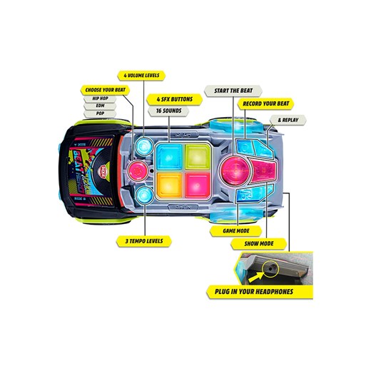 Dickie Samochód Beat Hero - 3+ Dickie onesize Limango Polska promocja