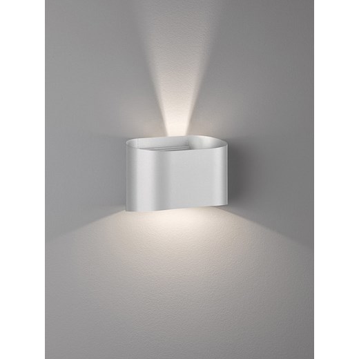 FISCHER &amp; HONSEL Lampa ścienna LED &quot;Wall&quot; w kolorze srebrnym - 18 x 12 cm ze sklepu Limango Polska w kategorii Lampy ścienne - zdjęcie 173929763