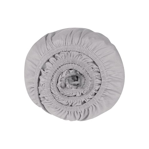 Schiesser Dżersejowe prześcieradło w kolorze szarym na gumce Schiesser 100x200 cm promocyjna cena Limango Polska