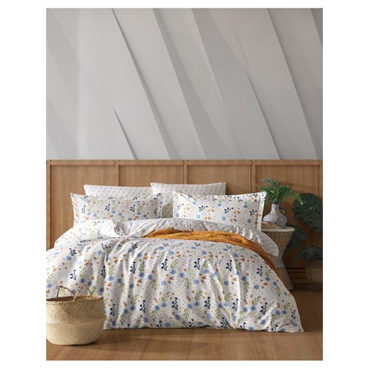 Colourful Cotton Poszewka renforcè w kolorze białym ze wzorem na poduszkę ze sklepu Limango Polska w kategorii Poduszki dekoracyjne - zdjęcie 173931044
